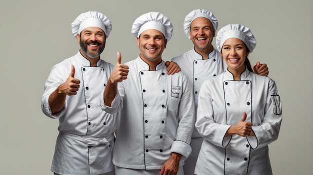 Команда проекта на кухне